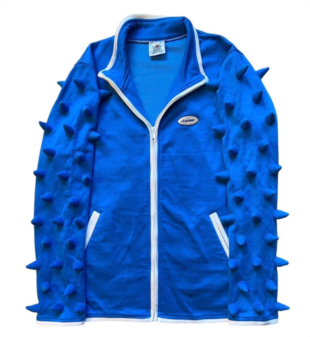 Pre-owned 20471120 X Beauty Beast Jupiter Spiked Track Top In Blue