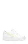 Asics Japan S Pf Platform Sneaker In White/illuminate Yellow