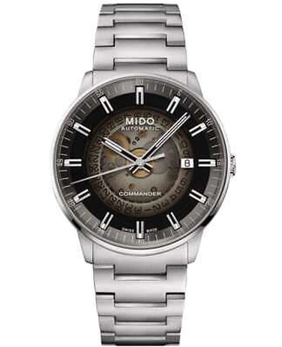 Pre-owned Mido Commander Gradient Automatic Black Men's Watch M021.407.11.411.00