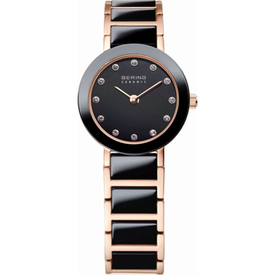 Pre-owned Bering Ladies Watch Wristwatch Slim Ceramic - 11422-746