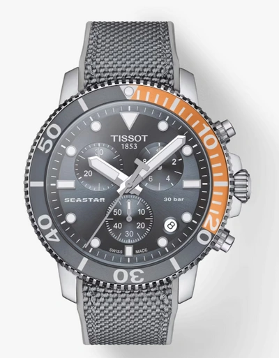 Pre-owned Tissot Seastar 1000 Chronograph Black Dial Men's Watch T1204171708101