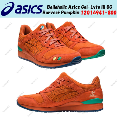Pre-owned Asics Ballaholic  Gel-lyte Iii Og Harvest Pumpkin 1201a941-800 Us 4-14 Brand In Orange
