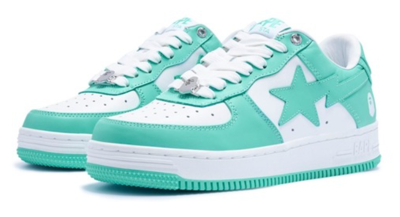 Pre-owned A Bathing Ape Sneakers Bape Sta 4 M 1i70191007 Men's Us 7-13 From Japan In Green
