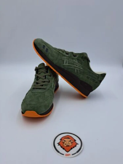 Pre-owned Asics Gel Lyte 3 X Kith Ronnie Fieg Militia Sz 13