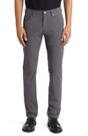 Emporio Armani Tech Stretch 5-pocket Pants In Gray