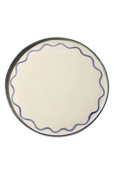 The Conran Shop Hand Painted Dinner Plate In White