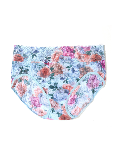 Hanky Panky Printed Signature Lace French Brief Tea For Two In Multicolor