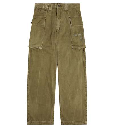 Polo Ralph Lauren Kids' Cotton Cargo Pants In Green