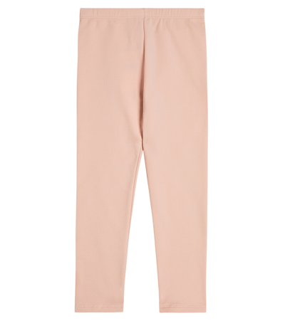 Il Gufo Kids' Cotton-blend Leggings In Pink