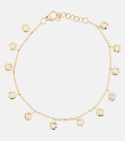 Octavia Elizabeth Nesting Gem 18-karat Diamond Bracelet In Gold