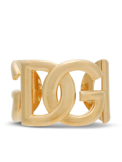Dolce & Gabbana Armspange Mit Logo In Gold