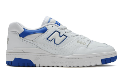 Pre-owned New Balance 550 White Cobalt Blue In White/cobalt/summer Fog