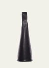 The Row Miguel Leather Shoulder Bag In Blsg Black Shg
