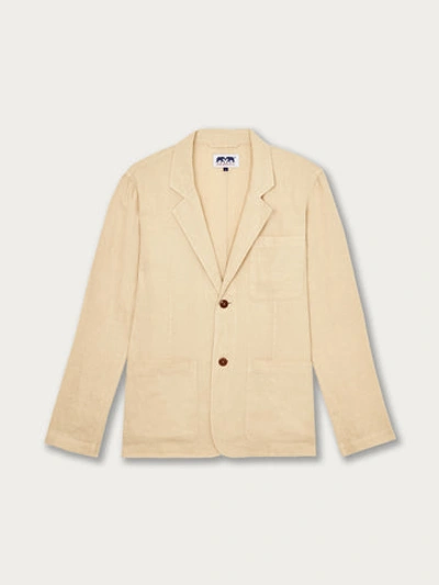 Love Brand & Co. Men's Stone Nassau Linen Jacket