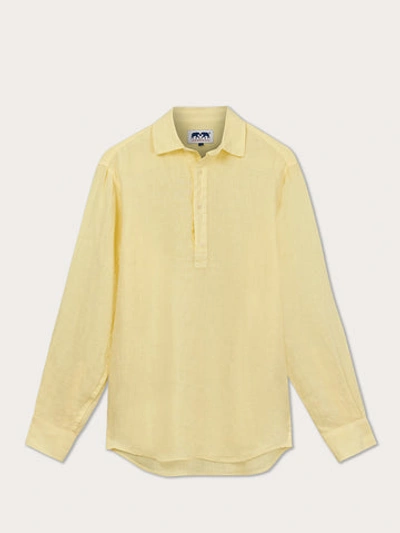 Love Brand & Co. Men's Limoncello Hoffman Linen Shirt