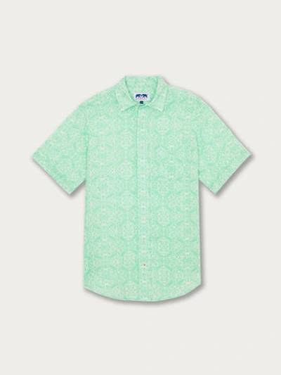 Love Brand & Co. Men's Island Iguana Manjack Linen Shirt