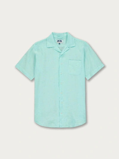 Love Brand & Co. Men's Cay Green Arawak Linen Shirt
