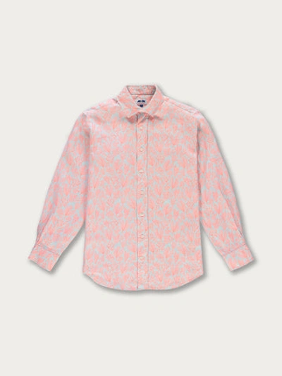 Love Brand & Co. Men's Crazy Coral Abaco Linen Shirt