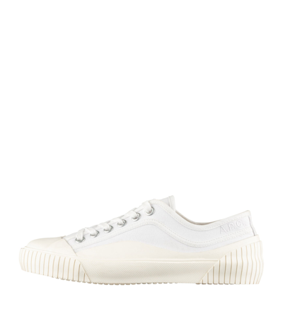 A.p.c. Iggy Low Sneakers In Aab - White