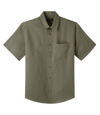 Apc Green Bellini Shirt In Kae - Muted Green