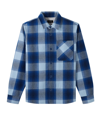 Apc Basile Overshirt In Dark Blue