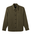 Apc Basile Overshirt In Pkb - Heather Khaki