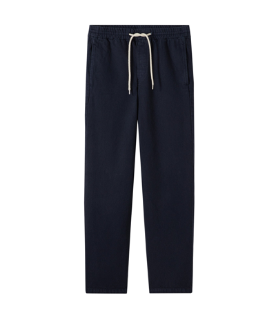 A.p.c. Vincent Pants In Iak - Dark Navy Blue