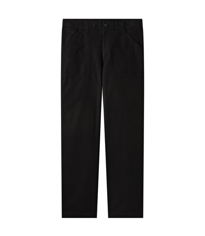 Apc Black Sidney Trousers In Lzz - Black