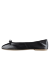 Apc Porselli Ballet Flats In Lzz - Black