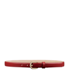 Apc Rosette Belt In Gab - Dark Red