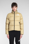 THE NORTH FACE PUFFER IN KHAKI POLYAMIDE