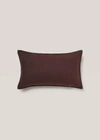 Mango Home 100% Linen Plain Cushion Case 30x50cm Brown