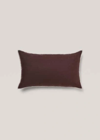 Mango Home 100% Linen Cushion Case 30x50cm Brown