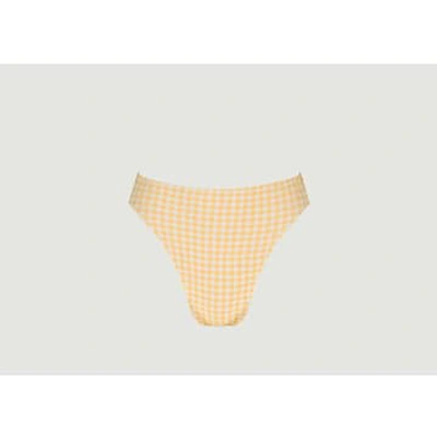 Nénés Paris Hirola Gingham Briefs Yellow