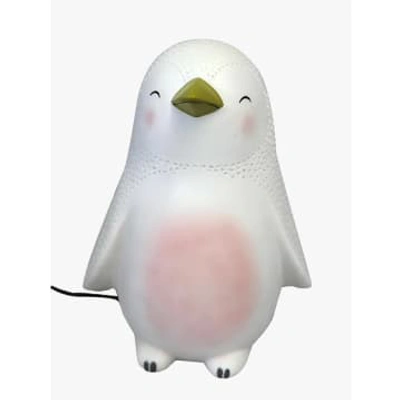 House Of Disaster Over The Moon Penguin Lamp