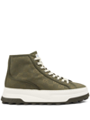 Gucci Gg High-top Sneakers In Green
