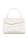 MAISON MARGIELA SNATCHED LEATHER TOTE BAG