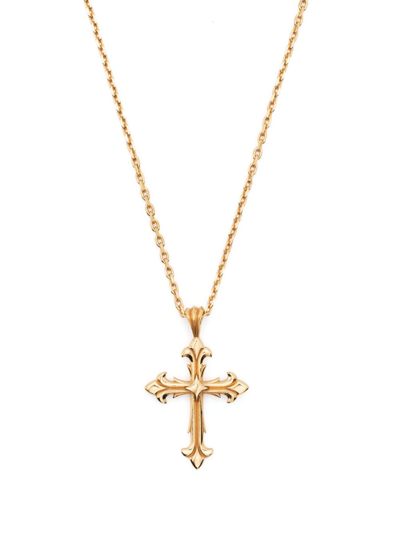 Emanuele Bicocchi Cross-pendant Necklace In Gold
