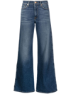 7 FOR ALL MANKIND MID-RISE WIDE-LEG JEANS