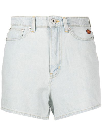 KENZO HIGH-RISE DENIM SHORTS