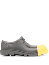 Camper Junction Lace-up Loafers In Medium_gray