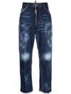 Dsquared2 Slim Fit Denim Trousers In Blue