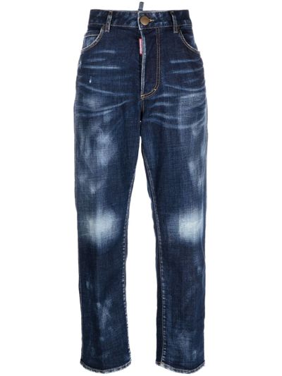 Dsquared2 Straight-leg Jeans In Multi-colored