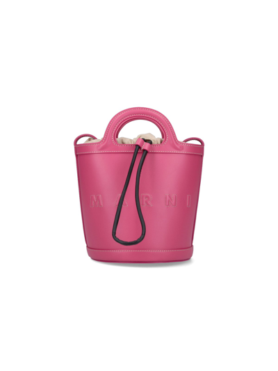 Marni "tropicalia" Bucket Bag In Pink