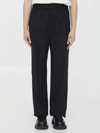 BOTTEGA VENETA BLACK WOOL PANTS