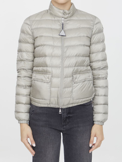 Moncler Lans Quilted Down Jacket In Beige