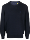 Polo Ralph Lauren Polo Pony Motif Sweater In Blue