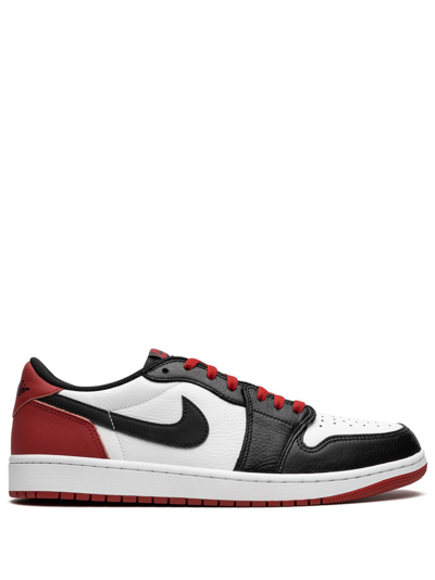 Jordan Air  1 Low Og "black Toe" Sneakers In White