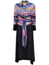 Chufy Ella Silk Shirt Dress In Black