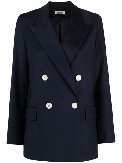 ZADIG & VOLTAIRE VIEW DOUBLE-BREASTED BLAZER